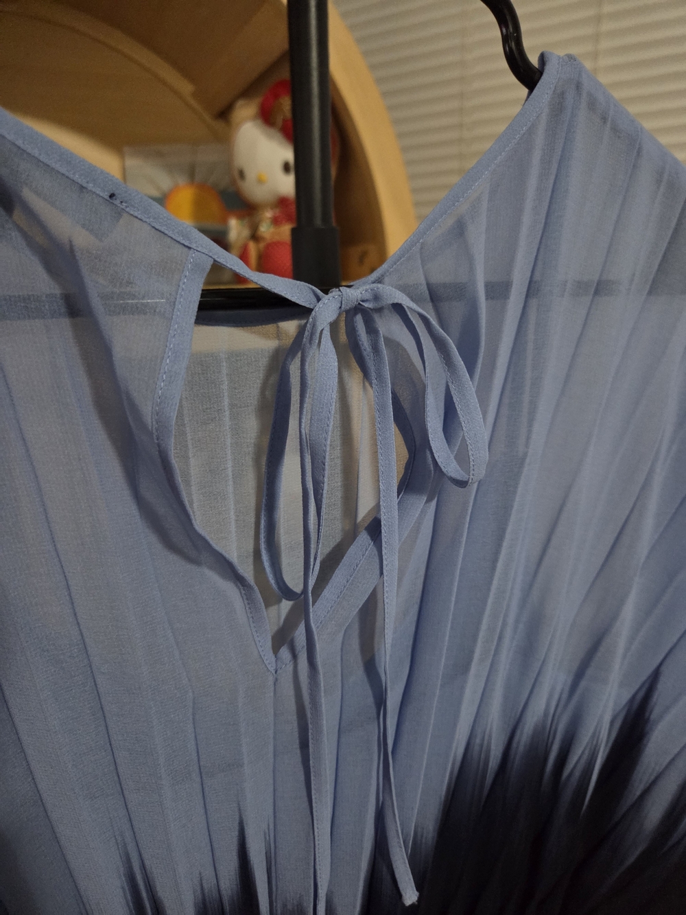 Banana Republic Blue and Black Ombre Midi Dress - Picture 3 of 9